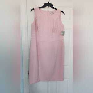Elegant Pink Sleeveless Dress